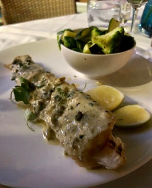 Kingklip fish at Zenzero, Camps Bay (Cape Town, Güney Afrika, South Africa)