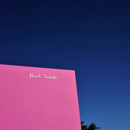 Pembe Pink Paul Smith Wall, Melrose Avenue, Los Angeles
